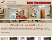 Tablet Screenshot of colbycreek.com